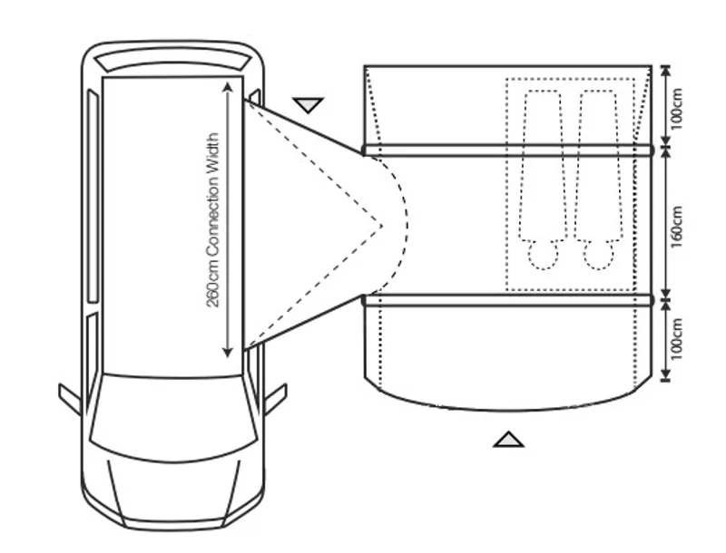 Outdoor Revolution Cayman Curl Air Mid Drive-Away Awning-1